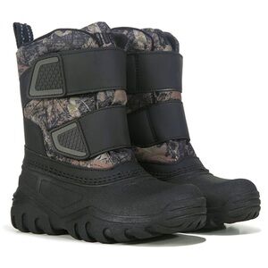 Cougar Black and Brown Kids Rain & Snow Boots